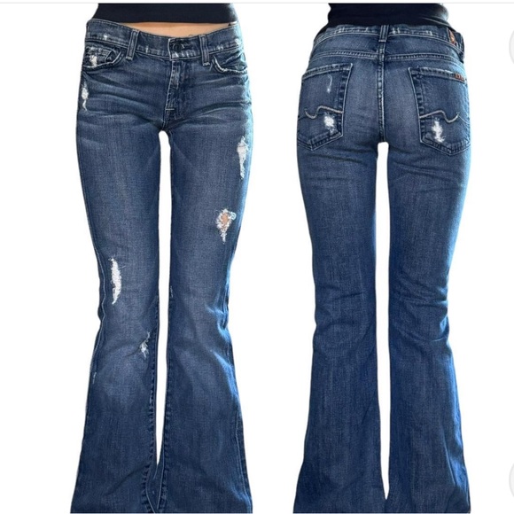 7 For All Mankind | Bootcut Jeans | Size 27(See Measurements) - Picture 1 of 12